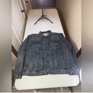 New Polo Ralph Lauren Blue Core Replen Long Sleeve Collared Trucker Jacket 3XLT